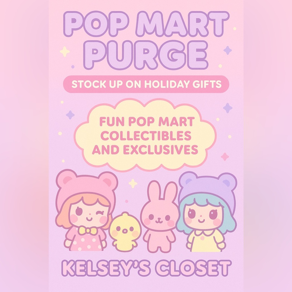 Unlisted Items Kelseys Closet Pop Mart Purge